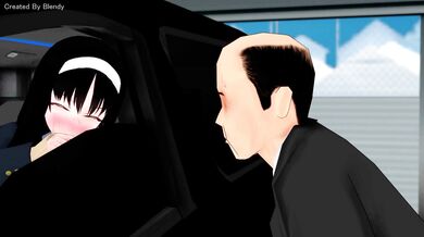 Akiha Tohno Gets Fucked in the Backseat of a Car