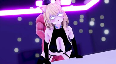 Spider-Gwen's Kinky Makeover: Neko-eared & Lace-clad in the HMV Remake #73 [ブラン]