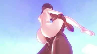 Hentai Masseuse Rukia Takes BBC in Onsen Hot Spring Bath