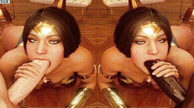 Wonder Woman DP Blowjob [LM19]