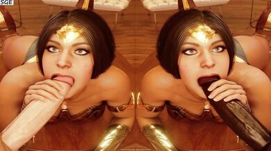 Wonder Woman DP Blowjob [LM19]