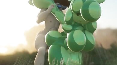 Sticky and Slimy, the Roblox Girl Gets Tightly Nailed