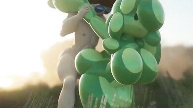 Sticky and Slimy, the Roblox Girl Gets Tightly Nailed