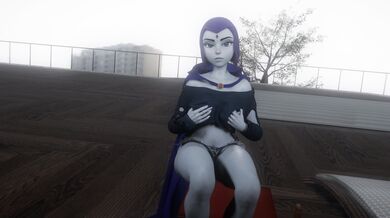 Sinful Desires of the Young and Curious Maiden - Raven Strips for Flyroxy