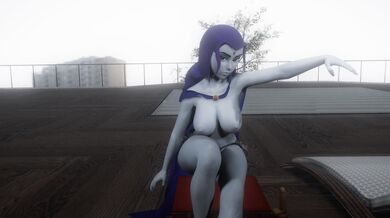 Sinful Desires of the Young and Curious Maiden - Raven Strips for Flyroxy