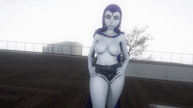 Sinful Desires of the Young and Curious Maiden - Raven Strips for Flyroxy