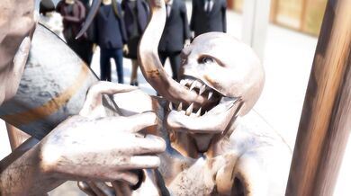 Ultra-Busty Bronze Beauty: The Statue of Ultragirl