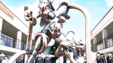 Ultra-Busty Bronze Beauty: The Statue of Ultragirl