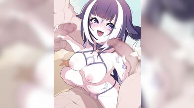 Rainbow-Haired Sex Demon and Luscious Lips - Shy Lily Straps