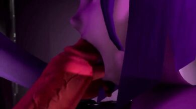 Black Raven and Red-headed Alien Starfire's Anal Threesome With a Dark and Twisted Mysterious Stranger