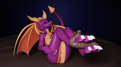 Spyro's Foot Job [Flapcats]: The adventures of the famous dragon Spyro, who becomes a masseur and gives pleasure to his clients with his big tail.