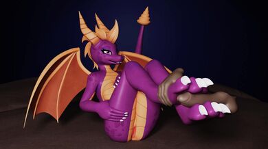Spyro's Foot Job [Flapcats]: The adventures of the famous dragon Spyro, who becomes a masseur and gives pleasure to his clients with his big tail.
