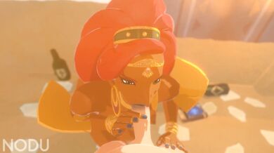 Divine Beast Vah Naboris Battle - BotW: Urbosa's Futanari Transformation Porn Video