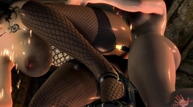 Margot Gets Nailed In The Ass By A Monstrous Creature