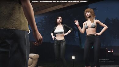 Three's Company: A Gangbang with Vickie and Rachel