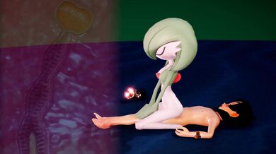 Gardevoir, Lana, and Futa Mallow Share a Cuckold Threesome in Case 9 Part 5 of Pokemon Hentai