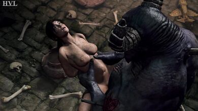Sexy Laras Mythical Minotaur Adventure in HD