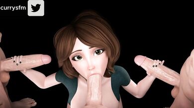 Cass's DP Adventures with Big Hero's Huge Cocks
