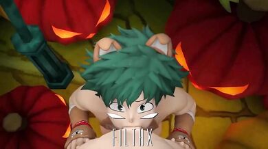Halloween Orgy with Deku and Friends