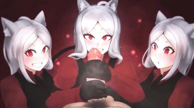 Demon Lord of the Underworld takes on Cerberus in a PMV with MoxiFloxis BRAT