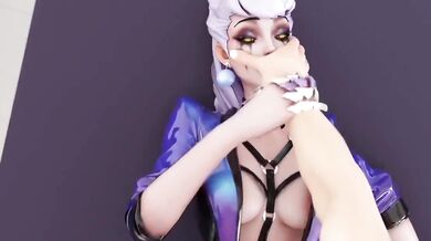 Evelynn's Slutty Makeup Sesh Gone Wrong in K/DA