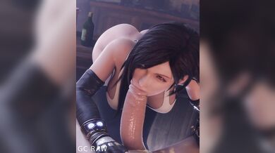 Tifa Lockhart's Throat-Train: Raw Cum Delivery from Cloud Strife (Final Fantasy)