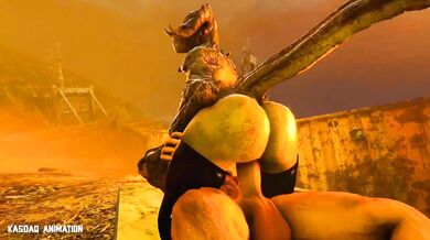 Femdom Deathclaw Fucks Human with Huge Cock in 'Kasdaq'