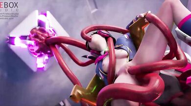 Innocent Daughter of the Academy Ravished by Tentacles in the Forbidden Room - Fireboxstudio