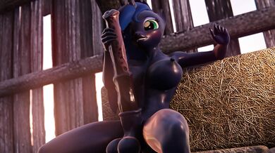 Lunar Love: Princess Luna's Solitary Rendezvous in the Hayloft [X-rated]