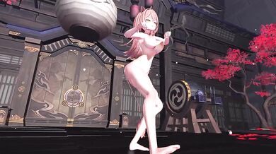 Girl's Pleasure with Multiple Partners in MMD: SAY MY NAME