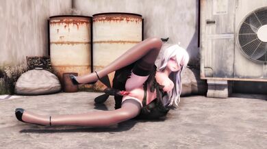 Gutter Slut Gets Banged by Insect in Dirty Back Alley