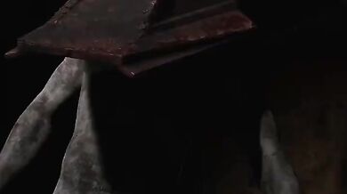 Huge Pyramid Head Cock Fucks Her Tiny Pussy