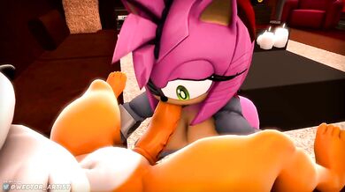 Rusty Blowjobs' Wet Tail-Sprayer, Wactor