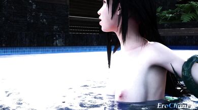 Tifa's Aquatic Gangbang with Octopuses