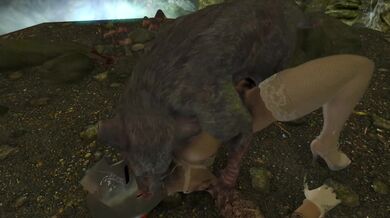 Horny Knight Fucks a Naughty Damsel in a Dark Cave