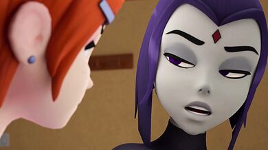 Ravishing Raven and Glorious Gwen's Lustful Lesbian Liaison with a Touch of Erotic Fisting Action - Purple Pleasure.