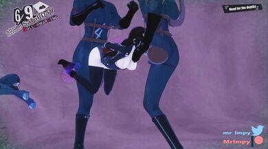 Persona 5 - The Gang's Naughty Misadventures in Mementos with Horny Monster Mr. Impy!