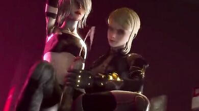 Cumming Inside A2's Tight Pussy While She Gets Drilled By An Operator