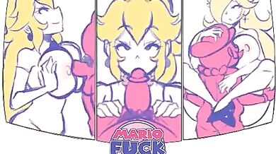(ilustretsspoks) Mario Fucks All The Girls (Loop)