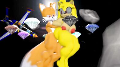 Amy's Shattered Horny Shores with Sonic's Sidekick Tails