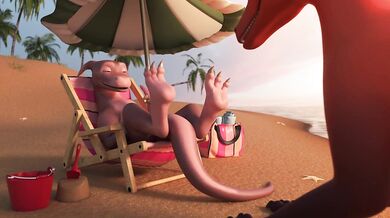 A sunny day at the beach turns into a wild ride as Crittermatic meets up with two sexy mermaids who have a naughty plan in mind!