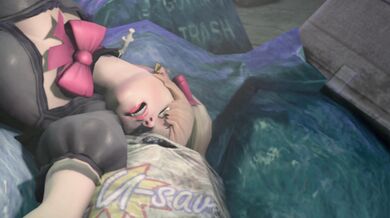 Drunk D.Va Fucked by Anaru in Public Bathroom
