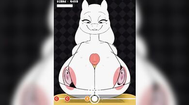 Creamy Milk Maid Toriel Squeezes out Juice in a Tiny Bikini while getting Bangs by the BeatBanger