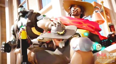McCree's Super Blowjob Adventure with Ashe [fireboxstudio]