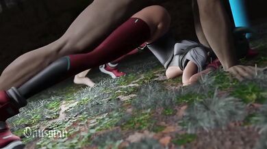 Sexy Kiriko Fucks the Overwatch Team on HMV