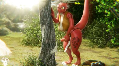 Tail Swipe Sensation: Lizard/Dragon Hermaphrodite Starring DelaliciousVA