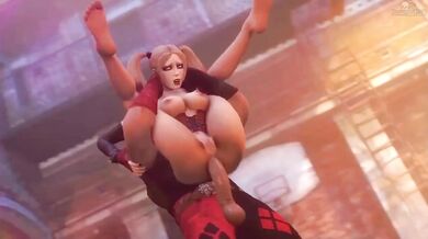 Ass-Fucking Harley Quinn by a Thug - Darktronick