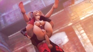 Ass-Fucking Harley Quinn by a Thug - Darktronick