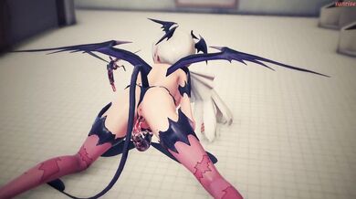 [MMDSunrise] Public Bathroom Insect Fucking by Succubus Haku