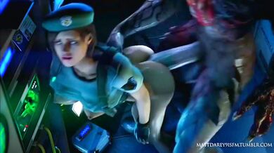 Jill Valentine Gets Fucked by a Tyrannical Star